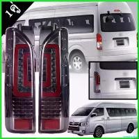 ราคา sweatpshop ปัจจุบัน ไฟท้าย รถตู้ hiace ชุดไฟท้าย โคมท้าย ไฟแต่ง โคมท้ายLED for Toyota Hiace Commuter 2005-2019 คมไฟท้ายรถ อุปกรณ์แต่งรถยนต์ Car กรีน (1730459710288857203)