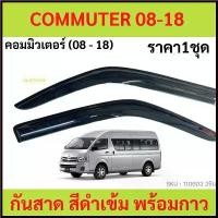 ราคา HansaStore ความคงทน กันสาด COMMUTER รถตู้ คอมมูเตอร์ ทรง MUGEN พร้อมกาว 4ชิ้น กันสาดประตู คิ้วกันสาดประตู คิ้วกันสาด (1730356751566408192)