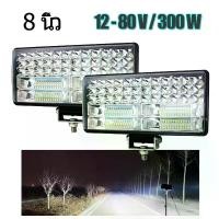 ราคา SHK 8 นิ้ว สปอร์ตไลท์ติดรถยนต์ ไฟสปอตไลท์ led 12v 24v 300W ไฟหน้ารถ ไฟท้าย สำหรับรถยนต์ รถจักรยานยนต์ รถมอเตอร์ไซต์ รถไถ รถตู้ รถบรรทุก รถสิบล้อ เรือ Car (1730061326690256959)