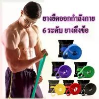 ราคา ยางยืดออกกำลังกาย แรงต้าน ยางออกกำลังกาย 6ระดับ โยคะ ยางดึงข้อ ยางยืดบริหารกล้ามเนื้อ resistance band เครื่องออกกำลังกาย ฟิตเนส ผู้ชาย Sport Workout (1730269727134550037)