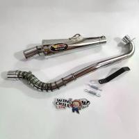 ราคา COD ZERN ท่อปลายกรวย สีเงิน ทรงโยชิ WAVE100เก่า / WAVE100S / DREAM100 / SMASH / SPARK ท่อZ ใช้ในสนามแข่งเท่านั้น ท่อปลายกรวยทรงZ คอ28 ออก26 ไส้แป๊บ+ตะแกรง (1732200049223830422)