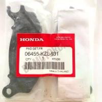 ราคา จัดส่งที่รวดเร็ว ผ้าเบรคหน้า (ของแท้ศูนย์ 100%) HONDA PCX125เก่า , PCX150 ตัวเก่า ZOOMER-X (06455-KZL-931) (1730872051597806056)