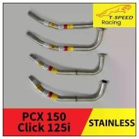 ราคา คอท่อ PCX 150 เก่า /Click 125i เก่า 2017 สแตนเลส (Stainless) Size: 25/ 25-28/ 28/ 28-32/ 32 m.m. (1731802246673237181)