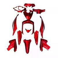 ราคา ชุดเฟรม 13 ชิ้น Wave110i 2009-2010 wave110i เก่า ชุดสีแดงแก้ว เวฟ110i งาน ABS ชุดสี พร้อมติดสติ๊กเกอร์ รถ Sticker Motorcycle มอเตอร์ไซค์ (1729583569517382365)