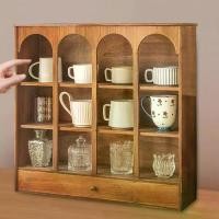 ราคา ตู้เคาน์เตอร์, สไตล์วินเทจ, ชั้นวางของไม้, ตู้โชว์แบบชนบท, เหมาะสำหรับโต๊ะในห้องนั่งเล่น, ตู้กับข้าว, ห้องนอน, ห้องครัว, เครื่องสำอาง (1731691859027396395)