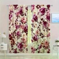 ราคา ผ้าม่านกึ่งโปร่ง พิมพ์ลายดอกไม้วินเทจ ชุด 2 ชิ้น สำหรับหน้าต่างห้องนอนและห้องนั่งเล่น โพลีเอสเตอร์กึ่งโปร่ง เครื่องซักผ้าได้ เหมาะสำหรับห้องนั่งเล่น ห้องครัว และตกแต่งห้องมากขึ้น (1732019670132164863)