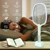 ราคา ไม้ตียุงไฟฟ้า, ไม้ตียุงอัจฉริยะ, พร้อมฐานที่ชาร์จ USB, ไฟดักยุงทรงพลัง, นักฆ่าแมลงวัน, ตาข่ายนิรภัย 3 ชั้น, เหมาะสำหรับบ้าน, ห้องนอน, ห้องครัว, แกนอิเล็กทรอนิกส์, 1 ชิ้น (1731365620610860849)