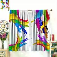 ราคา ผ้าม่านสีรุ้งสีสันสดใส, การออกแบบนามธรรม, ชุด 2 ชิ้น, เหมาะสำหรับห้องนั่งเล่น, ห้องครัว, ห้องนอน, หน้าต่าง, ผ้าม่านทึบแสง, การป้องกันความเป็นส่วนตัว, เหมาะสำหรับตกแต่งในร่ม, ห้อง (1731889480894023771)