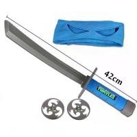 ราคา ชุดอาวุธเต่านินจา Mutant วัยรุ่น รวมผ้าปิดตา มีด ส้อม และ Nunchaku โมเดลอาวุธ เหมาะสำหรับคอสเพลย์และบทบาทอนิเมะ (1731359904926042068)