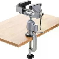 ราคา ปากกาจับชิ้นงาน ปากกาจับโต๊ะ 2 หัว หมุนได้ 360 องศา หัวจับสว่าน ปากกาจับสว่าน เจาะวงเล็บเจียร มีด ยาว (1731679934264018216)