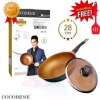 ราคา กระทะ COCOBENE GOLDSTONE 28 cm พร้อมฝา (1729548641720764445)