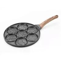 ราคา CODกระทะ ลายการ์ตูนหน้ายิ้ม แพนเค้ก ทอดไม่ติดกระทะ ปลอดภัยไร้สารพิษ ร ทอดไข่ดาว ลายน่ารักๆ 7 หลุม ทอดเบคอนTikTok (1732204487540837182)