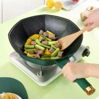 ราคา กระทะคน กระทะหินข้าวแปดเหลี่ยมไม่ติดกระทะ กระทะ Fume น้ำมันต่ำในครัวเรือน ใช้สำหรับเตาแม่เหล็กไฟฟ้าและเตาแก๊ส (1729860588911233734)