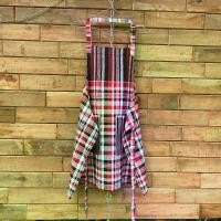 ราคา ผ้ากันเปื้อนลายผ้าขาวม้า ผ้ากันเปื้อน Apron (1732291588900424634)