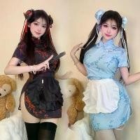 ราคา ชุดคอสเพลย์สาวนุ่ม สไตล์จีน เชฟน้อย ญี่ปุ่น สไตล์โลลิต้า ผ้ากันเปื้อน ชุดกี่เพ้า สไตล์จีนใหม่ สด (1731979950625818635)