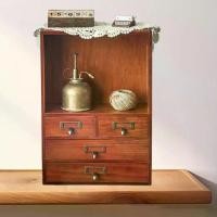 ราคา ตู้เก็บของ ออแกไนเซอร์โต๊ะวินเทจ สำหรับเคาน์เตอร์ ตู้กับข้าว ห้องนอน (1731545996043846846)