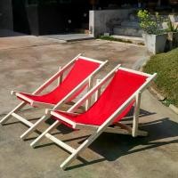 ราคา เตียงชายหาด เก้าอี้ชายหาด เก้าอี้สนาม เก้าอี้ไม้พับได้ เก้าอี้ไม้พับได้ เตียงไม้ เก้าอี้ไม้ พร้อมจัดส่ง (ผ้าแคนวาส) (1732239263621876398)