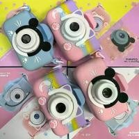 ราคา NEW!กล้องถ่ายรูปเด็ก มีเกมส์ ฟังเพลง ถ่ายวิดีโอได้ มีกรอบรูปให้ พร้อมเคสใส่ สวยๆน่ารัก ลายสายรุ้ง มิกกี้เมาส์ กล้องหน้าหลัง พร้อมส่ง (1729879364938074223)