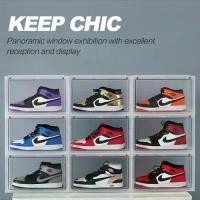 ราคา พร้อมส่งShoe box กล่องใส่รองเท้า กล่องใส่รองเท้าพลาสติกแข็ง กล่องเก็บของจุกจิก แข็งแรง 1ชุดมี2กล่อง กล่องพลาสติก (1729609434839616116)