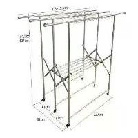 ราคา ราวตากผ้า ราวตากผ้าพับได้ หลากหลายรุ่น ราวตากผ้าสแตนเลส ราวตากผ้ามีล้อ ข้อต่อสแตนเลส ไม่กรอบแตก ปรับความสูง-ต่ำ ยืดซ้าย-ขวาได้ ราวตากผ้า (1731615524626269663)