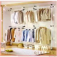 ราคา contactShop73 ใช้งานได้ ราวเเขวนเสื้อผ้า ราวตากผ้า ราวแขวนผ้า ที่แขวนผ้า ราวแขวนเสื้อผ้า 4/6 ราว ราวตากผ้า diy ราวแขวนเสื้อผ้า ราวแขนผ้า ราวแขวน (1731597713478093551)