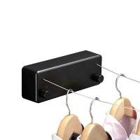 ราคา ราวตากผ้า ราวตากผ้าแบบยืดหดได้ พร้อมเชือกคู่สแตนเลสแบบปรับได้ ราวตากผ้าติดผนัง ประหยัดพื้นที่ (1731516158458955304)