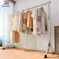 ราคา COD DC [ราวคู่] ราวตากผ้าพับได้ ราวตากผ้าสแตนเลส ราวตากผ้า ราวแขวนผ้าสแตนเลส รับน้ําหนักได้มาก พร้อมส่ง (1731619350843393996)