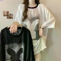 ราคา obpshop23 tLarge size heavy industry nail bead full star short sleeved t-shirt for women in summer20250428 เช็ดหน้า ที่กั้นประตู กระดาษเช็ดหน้า น้ำยาล้างจาน ขายดี subabu ลูกกลิ้งเก็บขน ไม้ม็อบ (173181