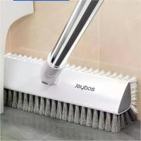 ราคา แปรงขัดพื้นสองด้านรูปตัววี พร้อมที่จับปรับระดับได้ (1 ชิ้น) หัวหมุนได้ 180° ทำจากพลาสติกสำหรับงานหนัก เหมาะสำหรับทำความสะอาดหลายพื้นผิว เหมาะสำหรับห้องน้ำ กระเบื้อง อ่างอาบน้ำ พร (1731842833803609298)