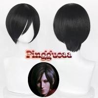 ราคา ที่นิยมมากที่สุด Ada Wong Cosplay Resident Evil 8 Cosplay Women 32cm Short Black Wig Cosplay Anime Cosplay Wigs Heat (1731763513946244602)