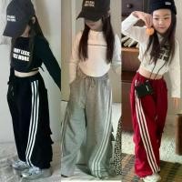 ราคา COCO ROOM กางเกงขายาวเด็กผู้หญิง กางเกงคาร์โก้ ผ้าวอร์ม แต่งแถบข้าง(1347) (1731005772137400666)