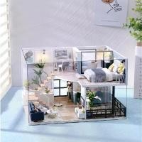 ราคา CUTEBEE DIY Dollhouse Miniature with Furniture, DIY Wooden Dollhouse Kit Plus Dust Proof and Music Movement, Creative Room for Valentine's Day Gift Idea(Cozy Time) (1729721776095857025)