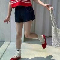 ราคา COCO ROOM กางเกงยีนส์เด็กผู้หญิง กางเกงขาสั้น เนื้อผ้ายีนส์สีเข้ม(1660) (1731820788447610733)