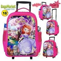 ราคา Bagsmarket Kid's Luggage 16 นิ้ว กระเป๋านักเรียนเจ้าหญิงโซเฟีย เนสึโกะ กระเป๋าเด็กนักเรียน กระเป๋าเป้ล้อลาก กระเป๋าล้อลาก กระเป๋านักเรียน เป้สะพายมีล้อ ลายเจ้าหญิงโซเฟีย (1729647714779433325)