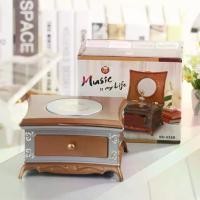 ราคา กล่องใส่เครื่องประดับ สไตล์เรโทร ทนต่อการสึกหรอ หมุนได้ สำหรับเด็กผู้หญิง กล่องดนตรี ที่เก็บเครื่องประดับ เหมาะสำหรับห้องนั่งเล่น สวยงาม BG (1731662656175376854)