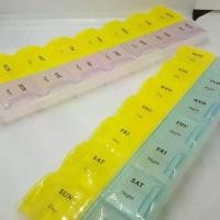 ราคา ตลับใส่อาหารเสริม ตลับยา ตลับใส่ยา กล่องใส่เครื่องประดับ กล่องยา กล่องใส่ยา แบบ 14 ช่อง แยกตามวัน 7 วัน เช้า-กลางคืน NO.VP88019 (1729593703888750845)