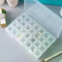 ราคา กล่องเก็บเครื่องประดับพลาสติกใส 28 กริด ช่องใส่เครื่องประดับ ภาชนะปรับได้สำหรับลูกปัด ต่างหู กล่องเครื่องประดับ กล่องใส่เครื่องประดับ (1730097891978348850)