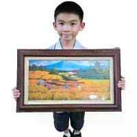 ราคา กรอบรูป วิว สำหรับแขวนผนังตกแต่งบ้าน ขนาด 30x60cm (1730992688259435032)