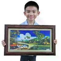 ราคา กรอบรูป วิว สำหรับแขวนผนังตกแต่งบ้าน ขนาด 30x60cm (1730992667918174744)