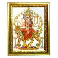 ราคา กรอบรูป พระแม่อุมาเทวี พระแม่อุมาขี่เสือ 8 กร (ปารวตี) เทวีแห่งพลังอำนาจอันยิ่งใหญ่ วาสนาบารมี (1729662253850397627)