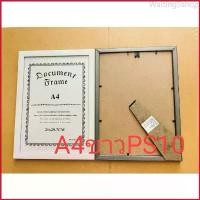 ราคา Waiting5shop กรอบรูปA4 กรอบรูปขนาดa4 กรอบเกียรบัตร กรอบรูปสีทอง กรอบสีขาว กรอบอะคริลิค กรอบรูปสีไม้ สีขาว (1729685541295851661)