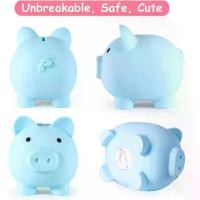 ราคา กระปุกออมสิน วัสดุพลาสติกแตกไม่ได้ กระปุกออมสินเก็บเหรียญ เหมาะสำหรับเด็กหญิงและเด็กชาย ขนาดกลาง ของขวัญใช้งานได้จริงสำหรับวันเกิด อีสเตอร์ คริสต์มาส สีฟ้า (1731889179042612939)