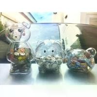 ราคา COD กระปุกออมสิน set 3 ตัว หมู+หมี+หัวหมี ออมสินสีใส ไม่มีที่เปิดTikTok (1731333693556623134)