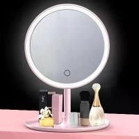 ราคา กระจกมีไฟLED กระจกแต่งหน้าถาดเก็บของ กระจกแต่งหน้าLED กระจกมีไฟส่องหน้า มีไฟ กระจกตั้งโต๊ะ กระจก กระจกมินิมอล กระจกแต่งหน้า กระจกเงา แบบพกพา Cosmetics บุรุษ (1729510303200807007)