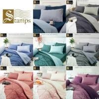 ราคา [37 สี] STAMPS เฉพาะผ้านวม (ไม่รวมชุดผ้าปูที่นอน) สีพื้น ทูโทน Two Tone Color #Total แสตมป์ส ชุดเครื่องนอน Plain ผ้าปูที่นอน ผ้านวม (1731205879033070921)