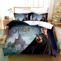 ราคา ชุดเครื่องนอน, Ye Harry Potter 3in1 Series, ผ้าปูที่นอน, ปลอกหมอน, ปลอกหมอน, เหมาะสำหรับหอพักและบ้าน, ซักได้, เหมาะสำหรับการตกแต่งห้องนอน (1730689697849641978)