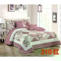 ราคา [พร้อมส่ง] ผ้าคลุมเตียง ผ้าคลุมที่นอน ขนาด8ฟุต พร้อมปลอกหมอน2ชิ้น ลายสวย (1731289143163193090)