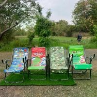 ราคา เตียงพับ เตียงนอน (งานไทย)เก้าอี้ปิคนิค เหล็กหนาผ้าใบหนาเย็บอย่างดี เก้าอี้ชายหาดรับน้ำหนักได้เยอะแข็งแรงทนทาน (1729963270029740785)