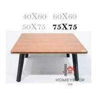 ราคา โต๊ะญี่ปุ่น ขนาด75x75 ซม. สี่เหลี่ยมจัตุรัส โต๊ะพับอเนกประสงค์ อ่านหนังสือ hs99 คลังสินค้า (1731766036019119401)