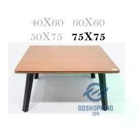 ราคา โต๊ะญี่ปุ่น โต๊ะพับอเนกประสงค์ 75x75 ซม. ประหยัดเนื้อที่ ใช้งานได้หลากหลาย oo99 (1731653920293815948)